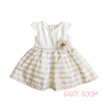 Платье Baby Rose 5476 песочные полосы, 9-24 мес